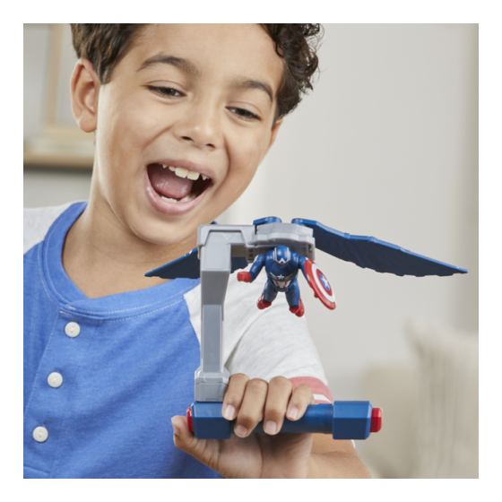 Marvel Captain America Brave New World - Collectible Marvel's Falcon Flight Control Action Figure for Kids and Super Hero Enthusiasts