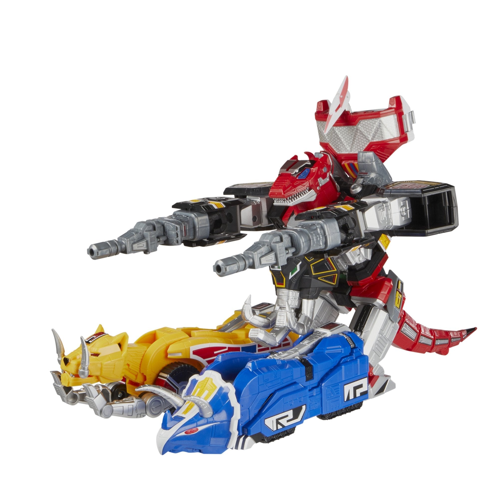 Hasbro Power Rangers Lightning Collection Premium Collectible Zord Ascension Project Mighty Morphin Dino Megazord Figure Set