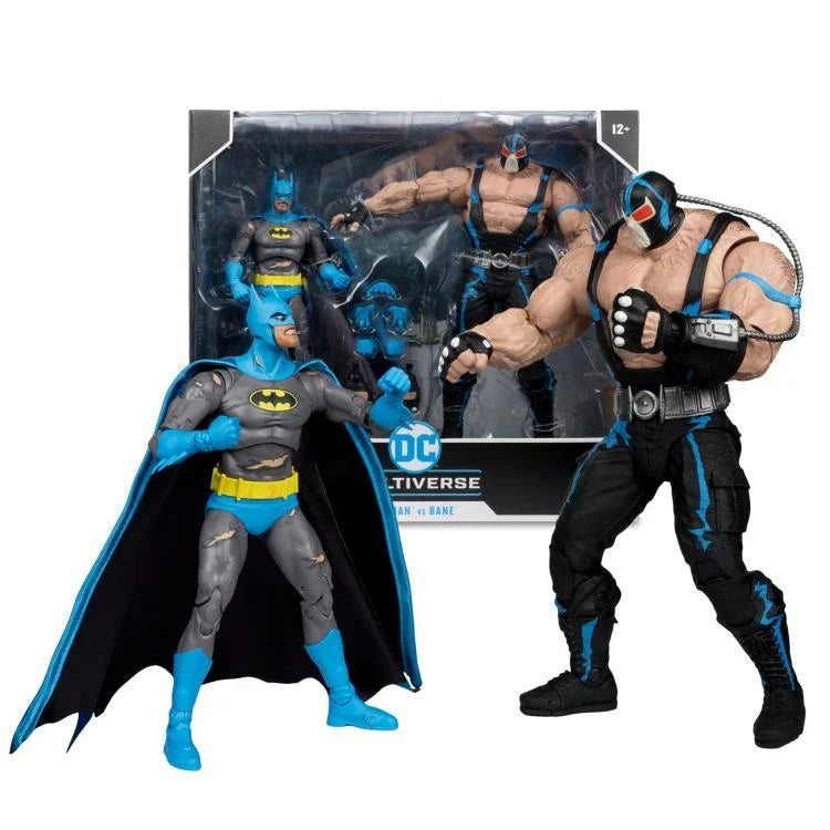McFarlane DC Multiverse Batman Knightfall Collection: High - Quality Batman vs. Bane Two - Pack Action Figures for Collectors