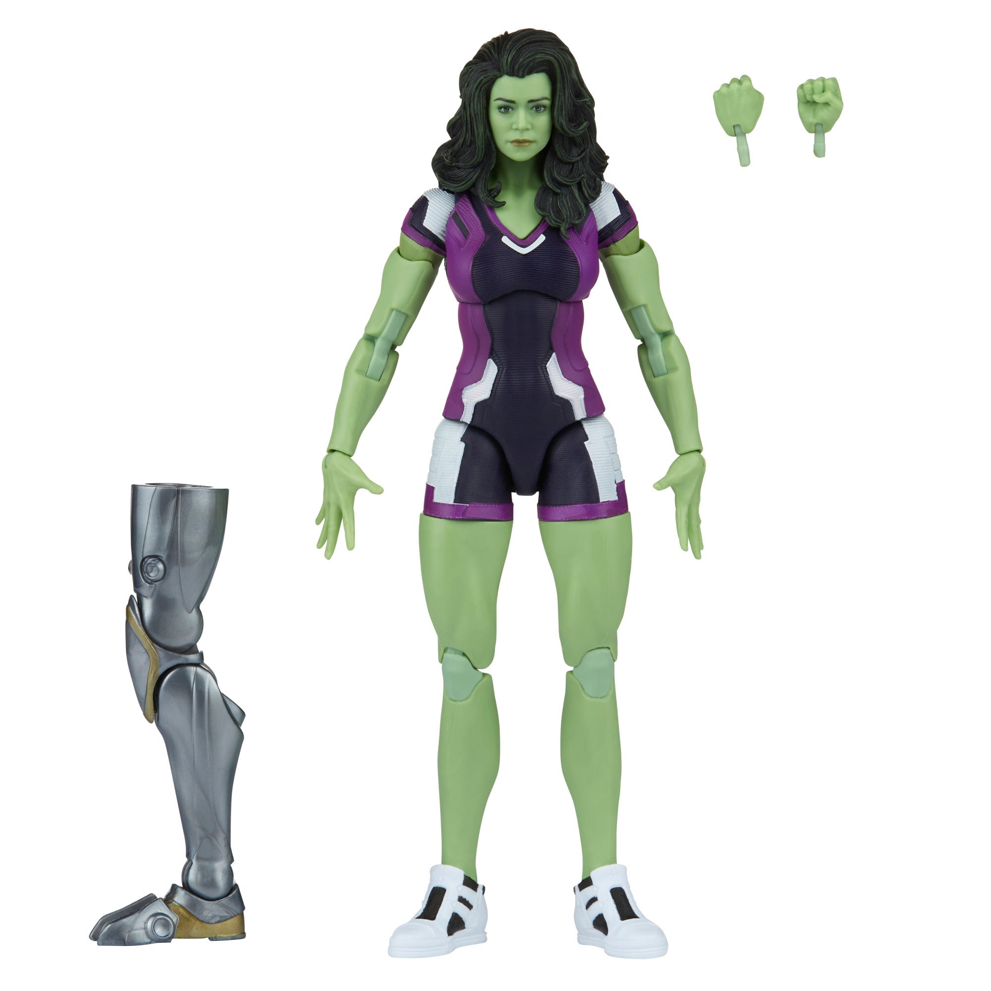 Marvel Legends Series Disney Plus 6-Inch Collectible She-Hulk Action Figure with Ultron Build-a-Figure (BAF) for Fans and Collectors