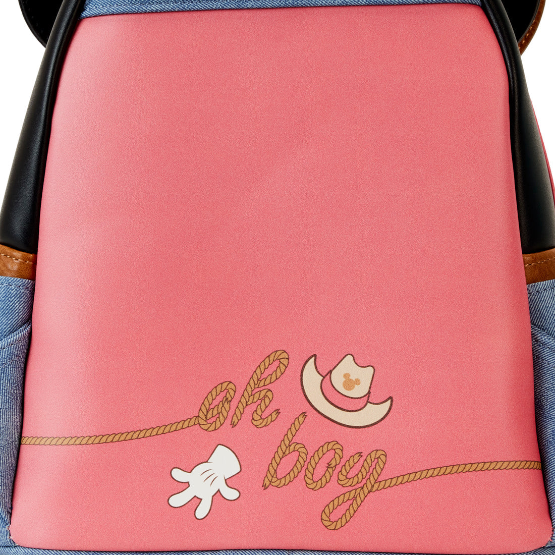 Loungefly Disney Cosplay-Style Mini Backpack Featuring Western Mickey Mouse