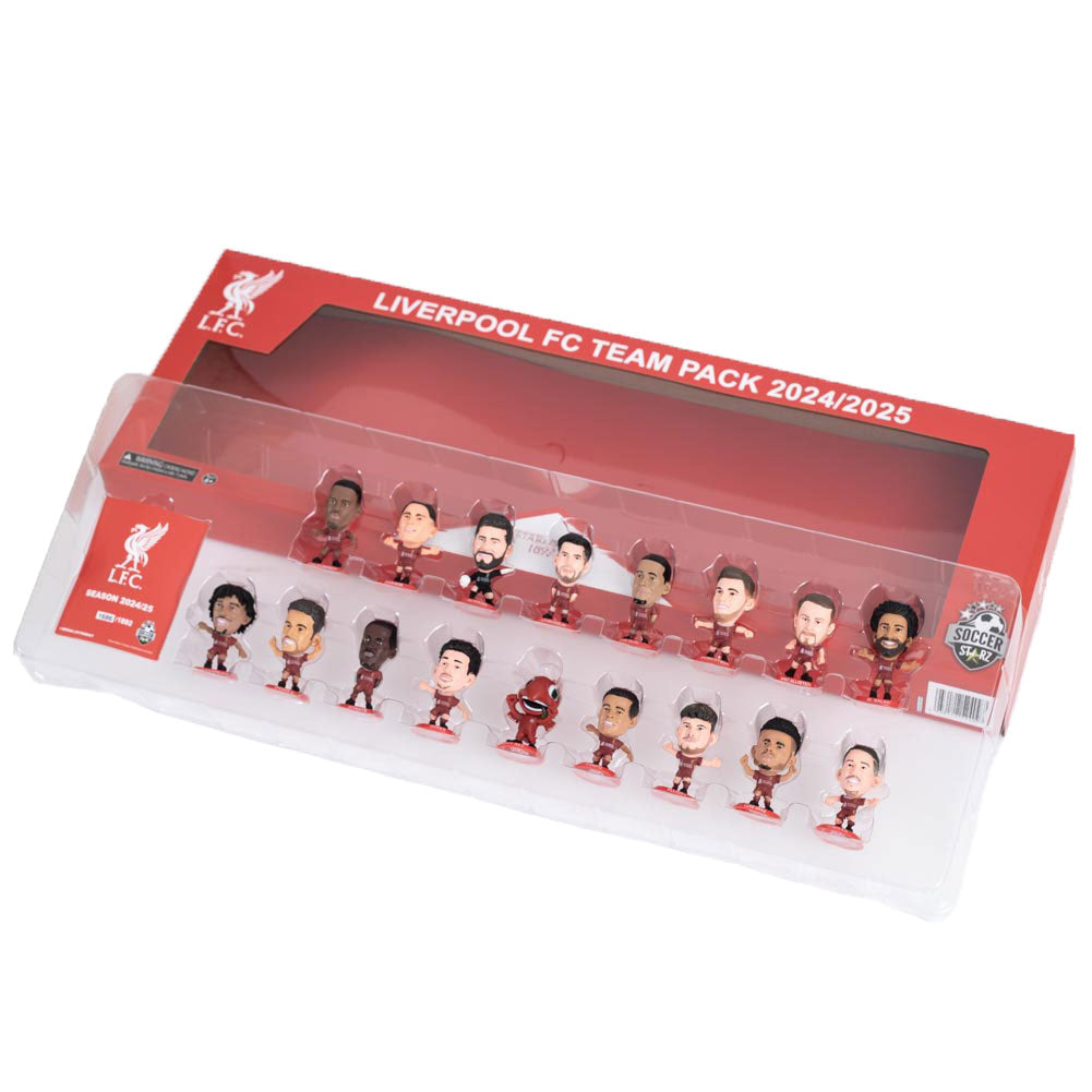 Limited Edition Liverpool FC SoccerStarz Season 24 - 25 Collector Team Figurine Pack