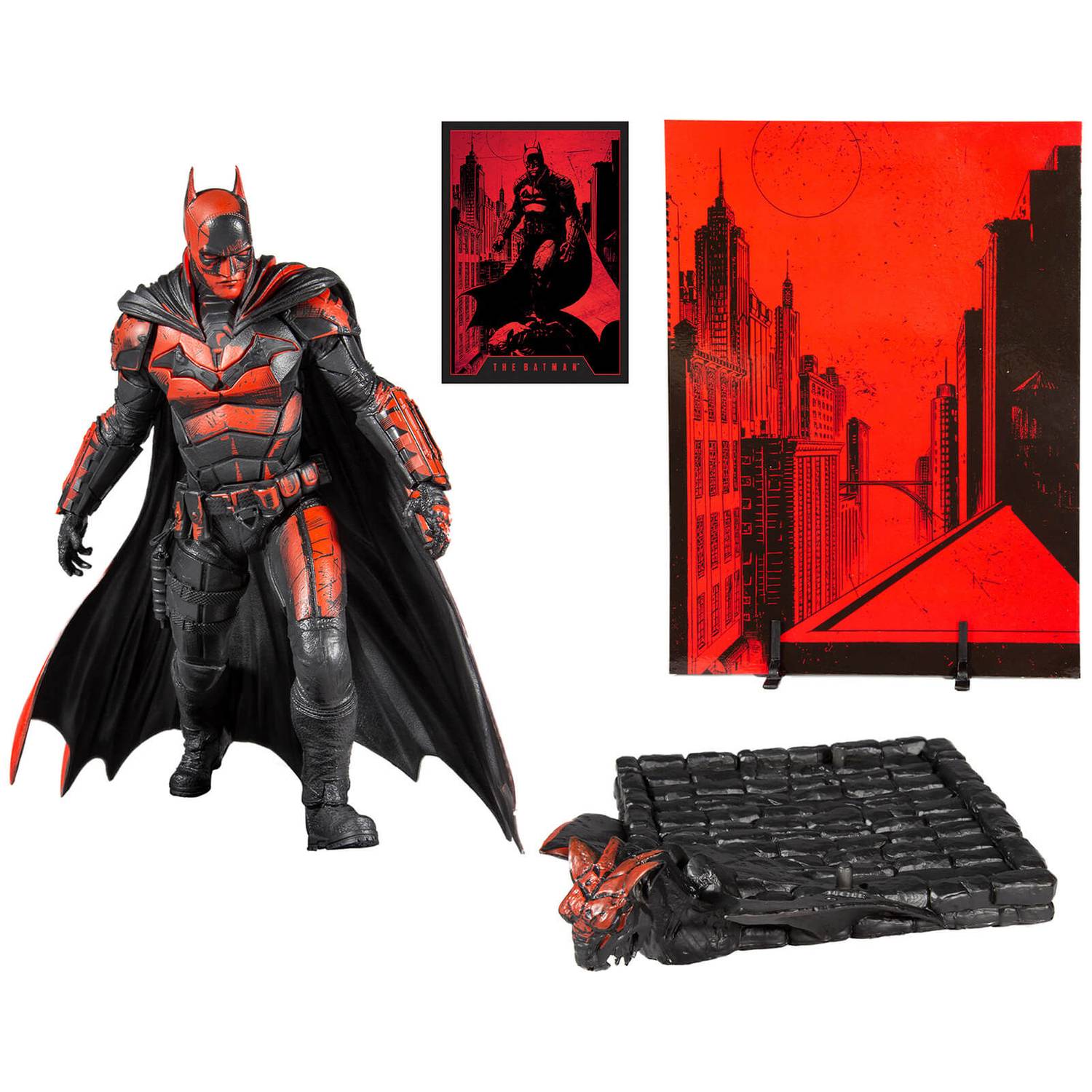 McFarlane DC Comics The Batman Movie 12 - Inch Scale Gold - Label Collectible Statue of Batman