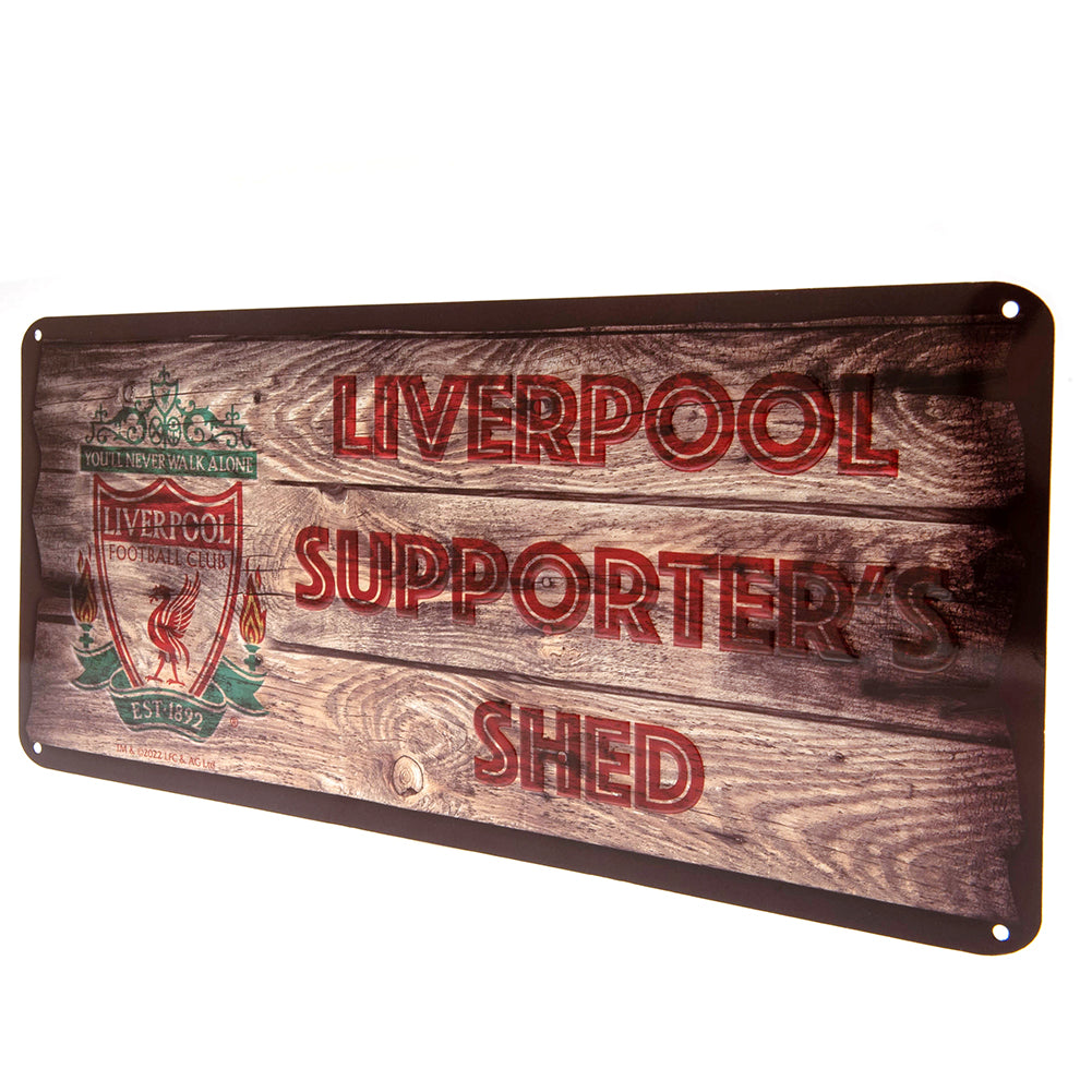 Liverpool Football Club Decorative Metal Shed Sign for Fans
