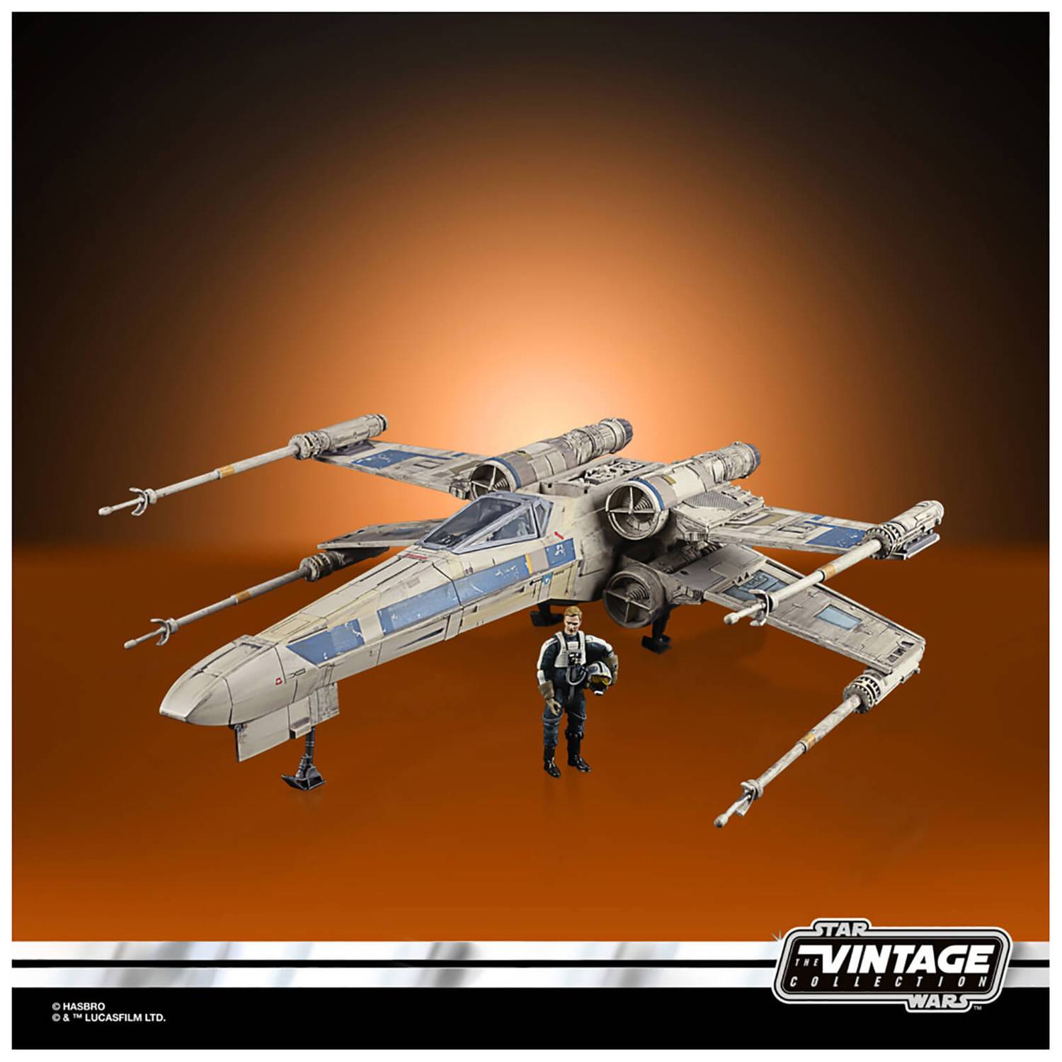Hasbro Star Wars Vintage Collection Rogue One Antoc Merrick's 3.75 - inch X - Wing Fighter Set