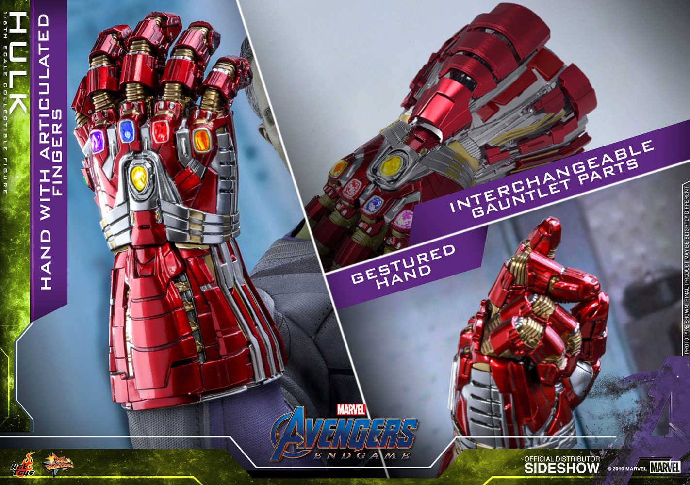 Hot Toys 1/6 Scale Avengers: Endgame Movie Masterpiece Hulk Action Figure