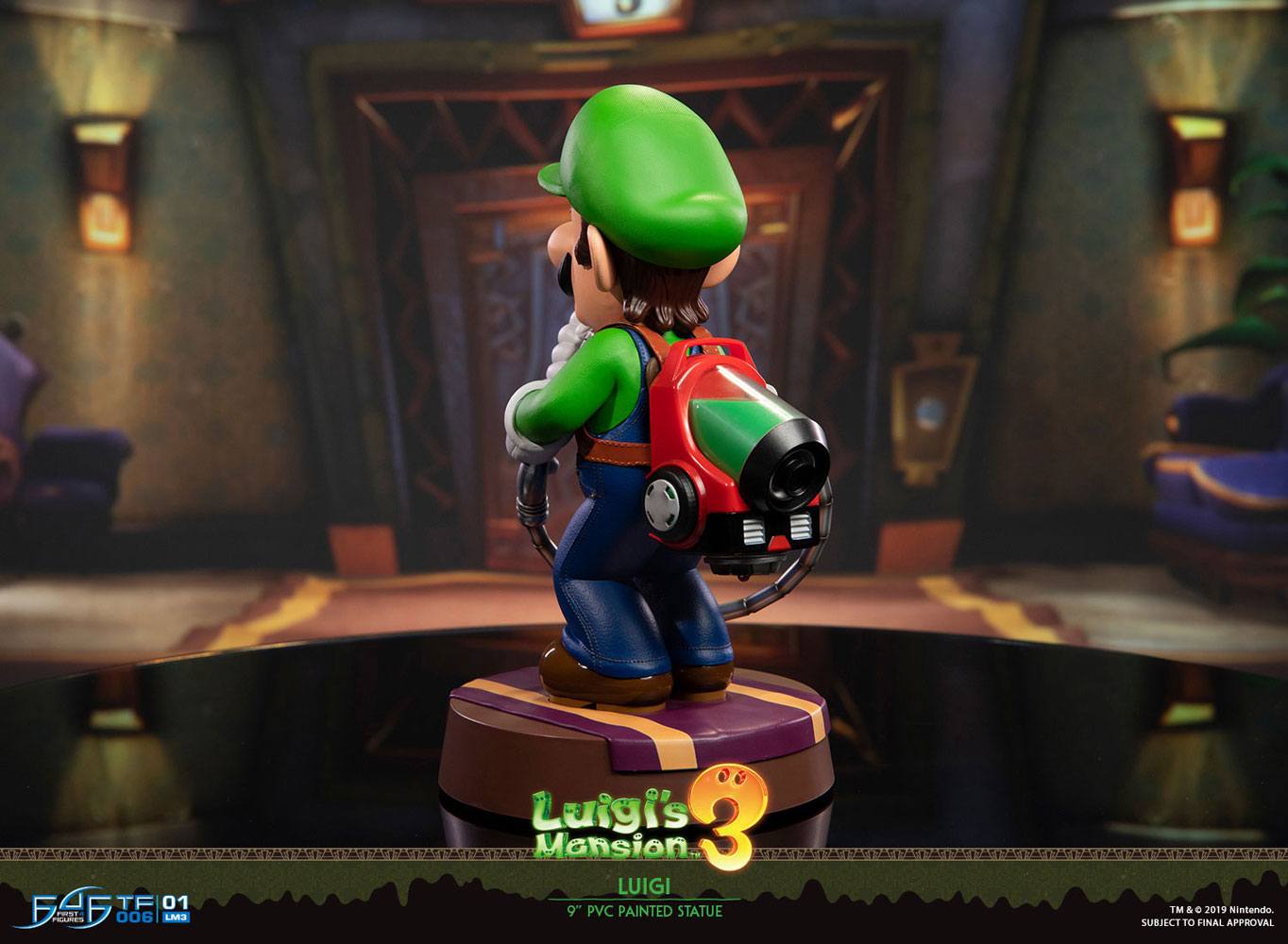 First4Figure 9-Inch Luigi Statue from Luigi's Mansion 3 PVC Collectible Figurine