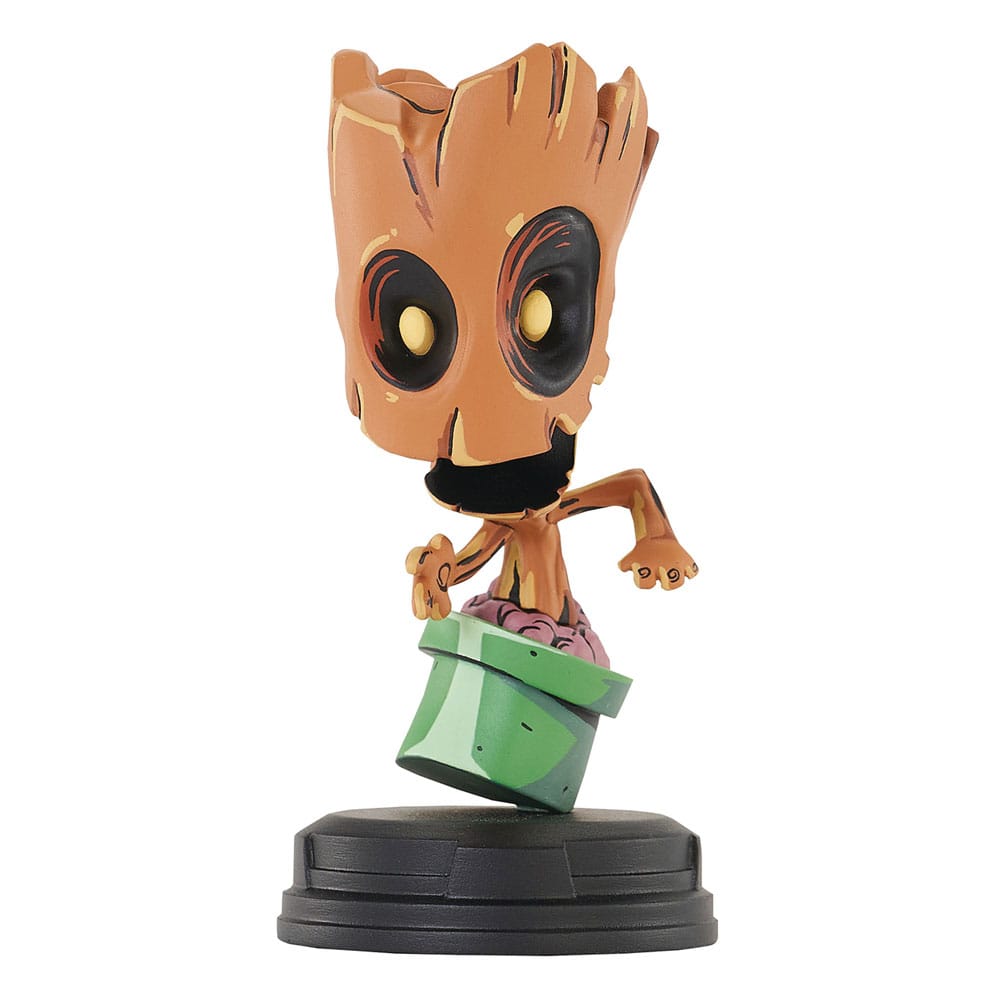 Limited Edition Resin Pot Marvel Animated Groot Collectible Statue