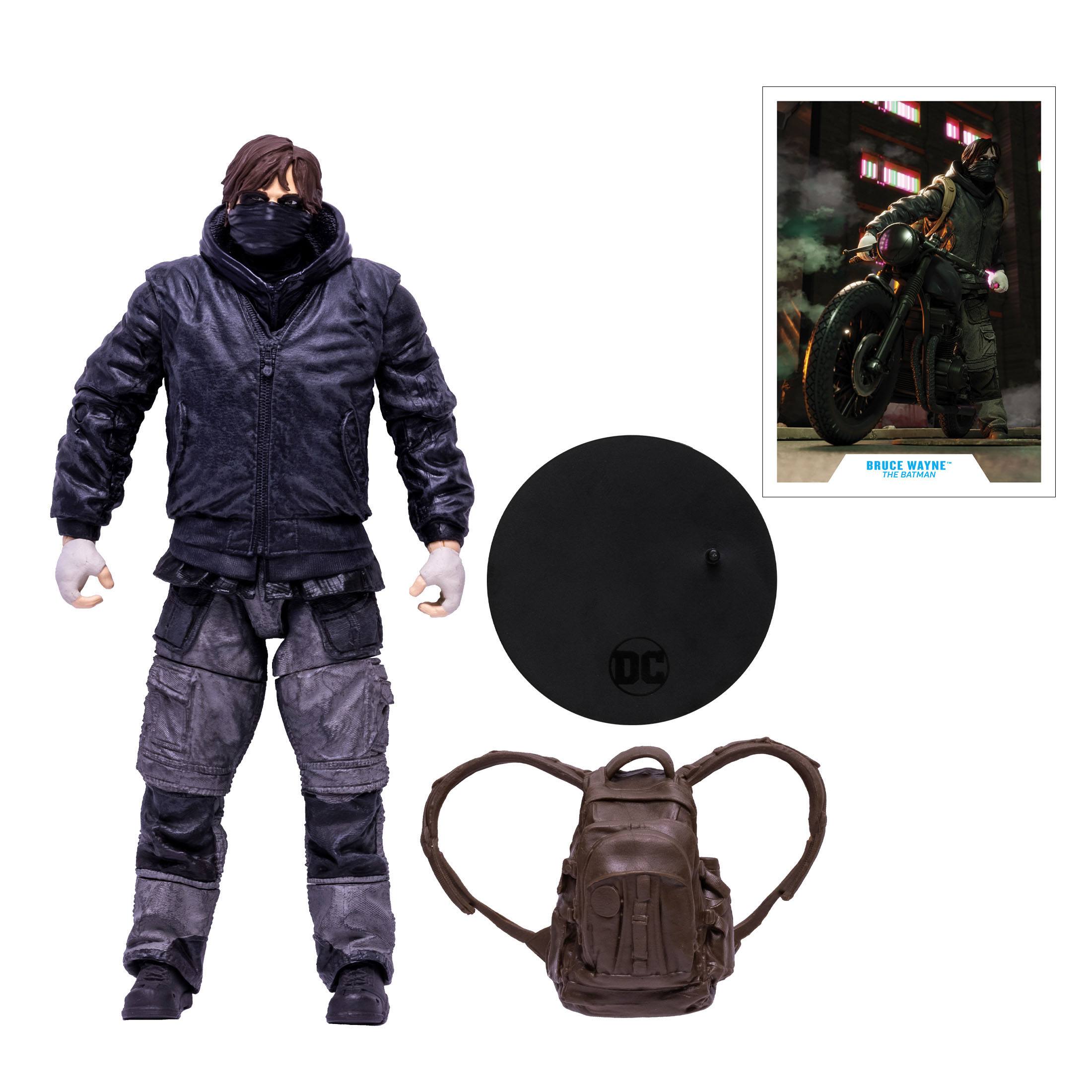 McFarlane DC Multiverse 7 - Inch Highly Detailed Action Figure of Bruce Wayne as The Drifter from The Batman Movie