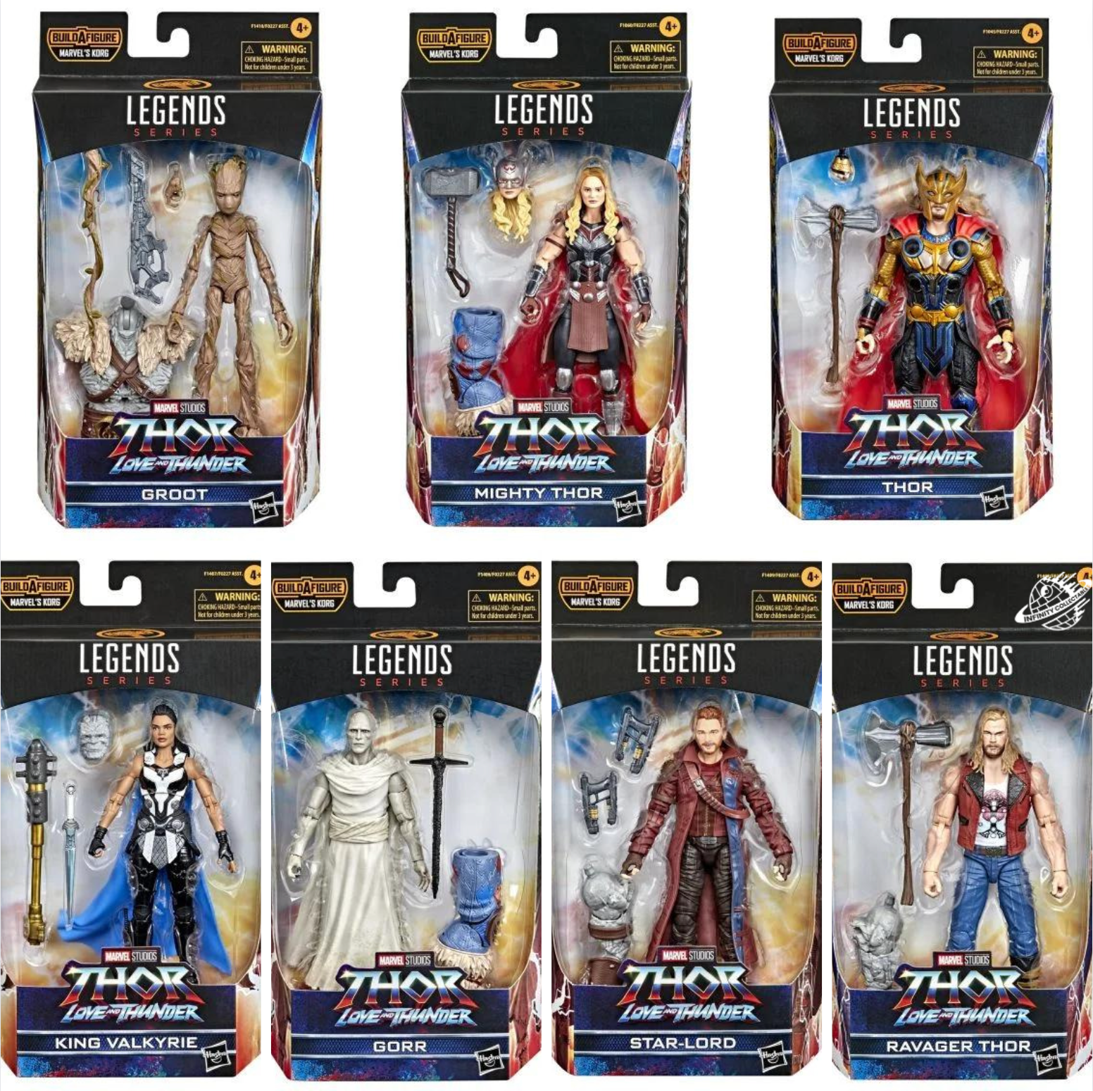Marvel Legends Action Figures - Thor: Love and Thunder Korg Build - A - Figure Complete Wave