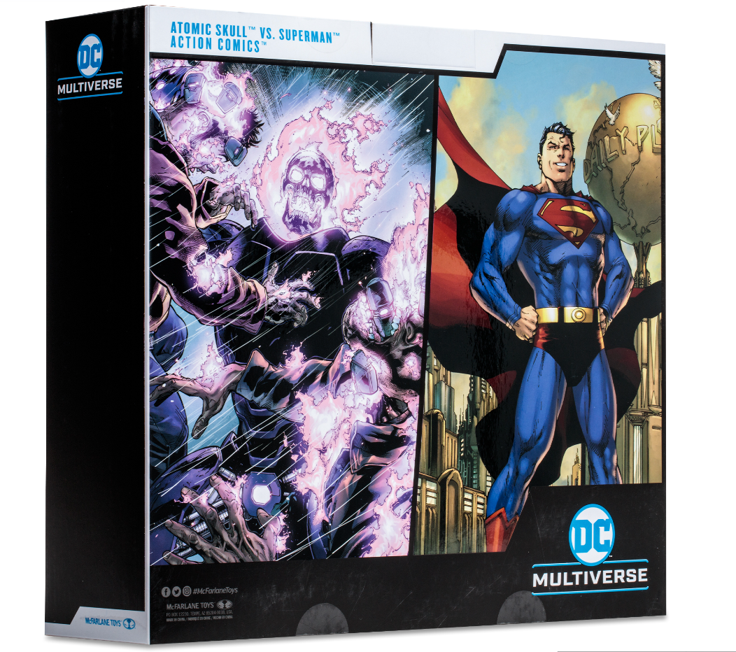 McFarlane DC Multiverse 7-Inch Gold Label 2-Pack: Atomic Skull vs. Superman Action Figures