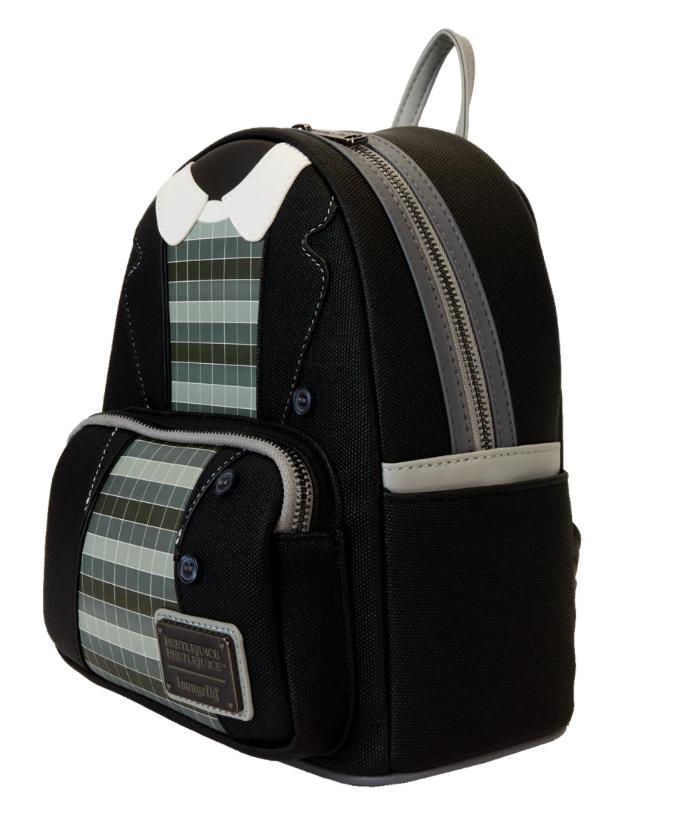 Loungefly Warner Bros Licensed Beetlejuice 2 Themed Mini Backpack for Fashionable Fans