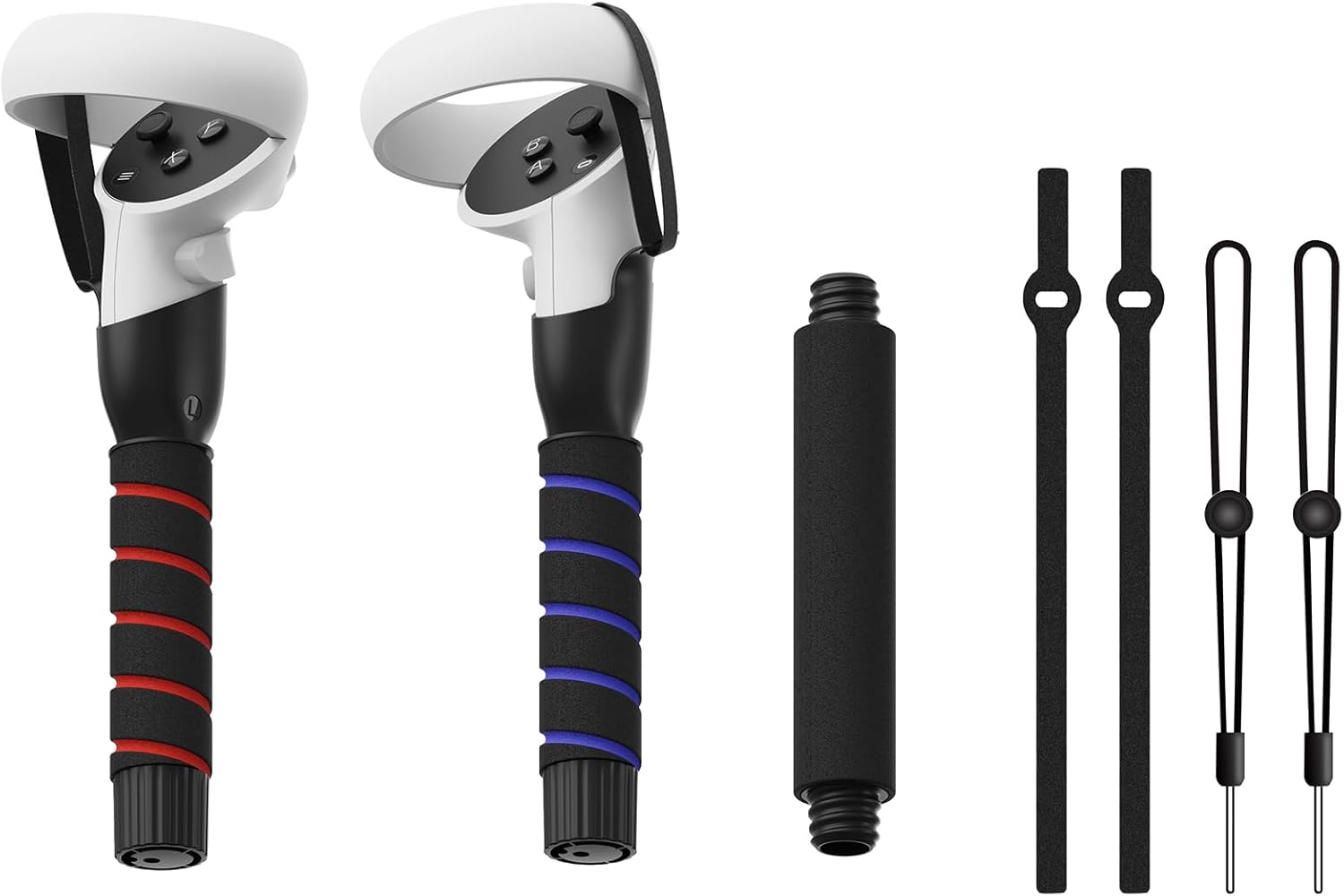 Maxx Tech 2-in-1 Dual Grips for Meta Quest 2 VR Beat Saber and More