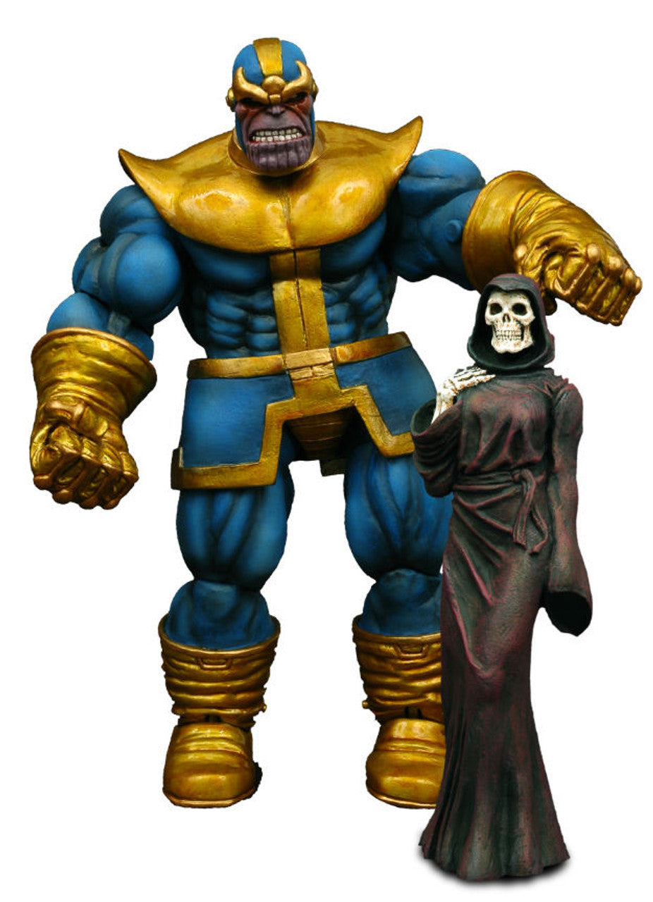 7-Inch Marvel Select Thanos Action Figure with Removable Infinity Gauntlet