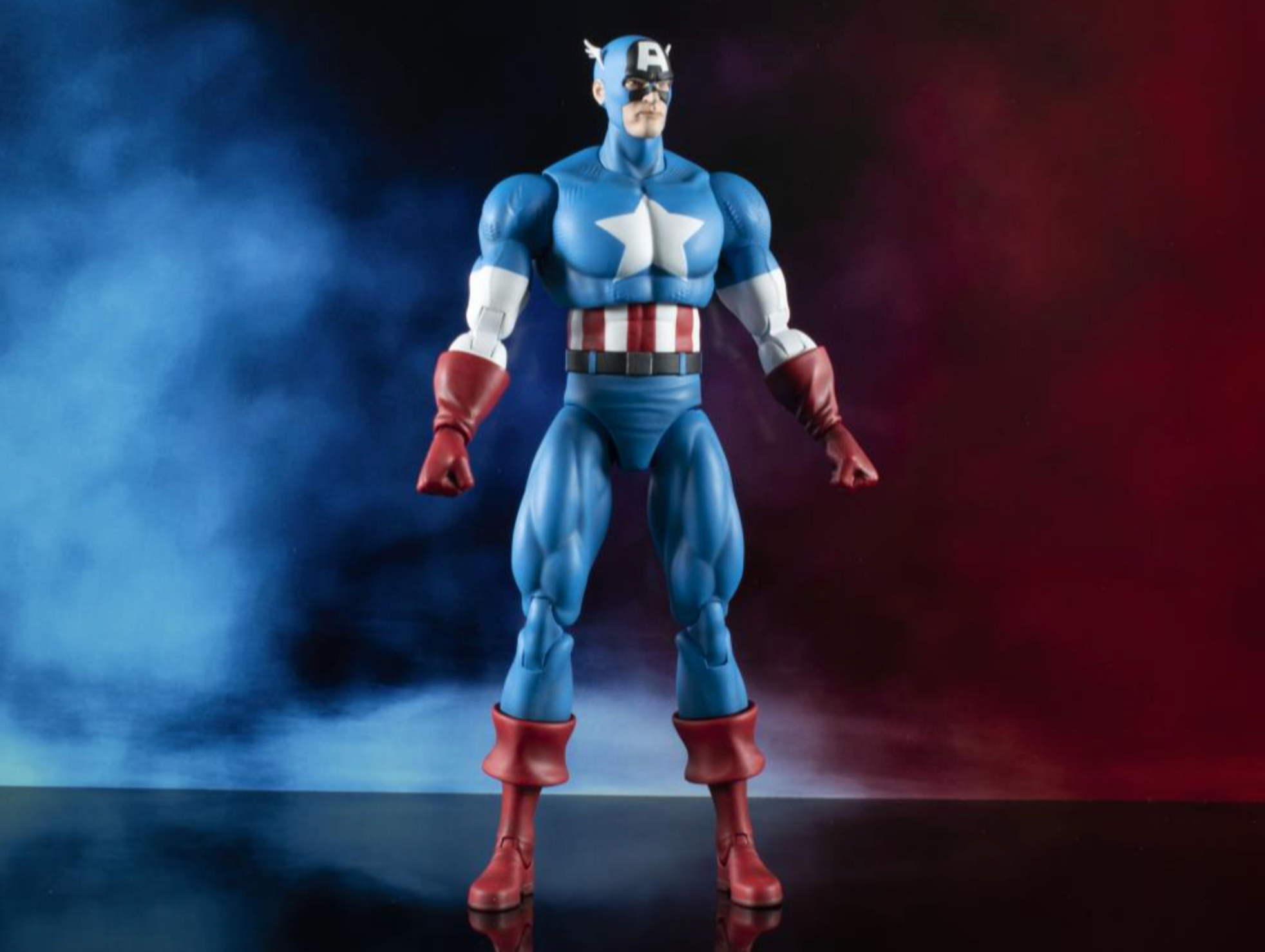 Marvel Select Classic-Styled Captain America Action Figure Collectible Toy