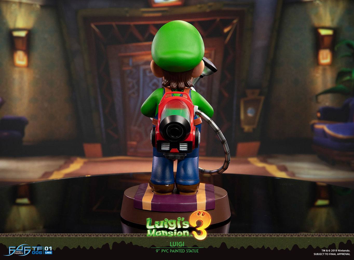 First4Figure 9-Inch Luigi Statue from Luigi's Mansion 3 PVC Collectible Figurine