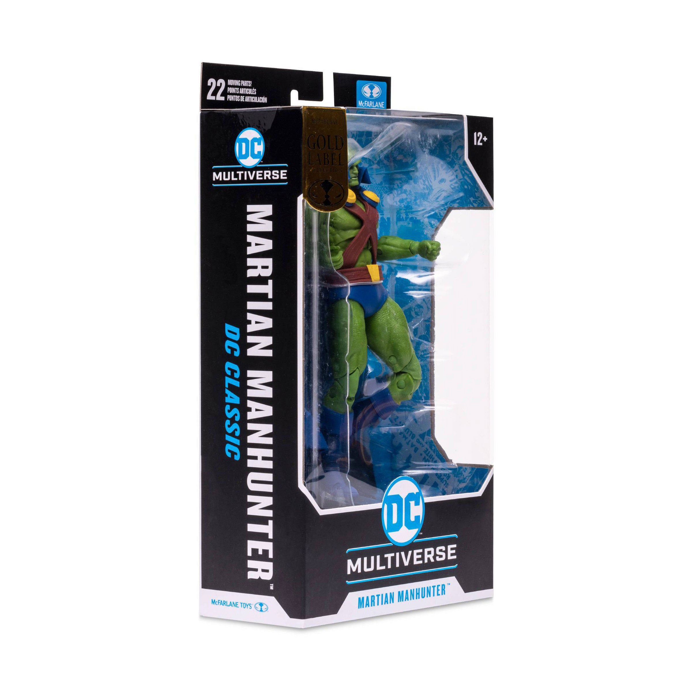 McFarlane DC Multiverse 7-Inch Collectible Action Figure - Gold Label Martian Manhunter Toy