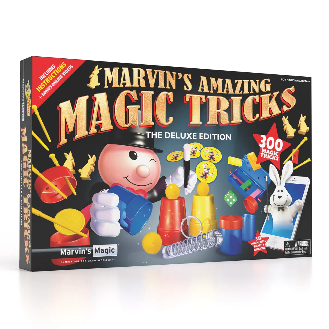 Marvin's Magic Deluxe Edition: A Comprehensive 300-Trick Magic Set for Aspiring Magicians