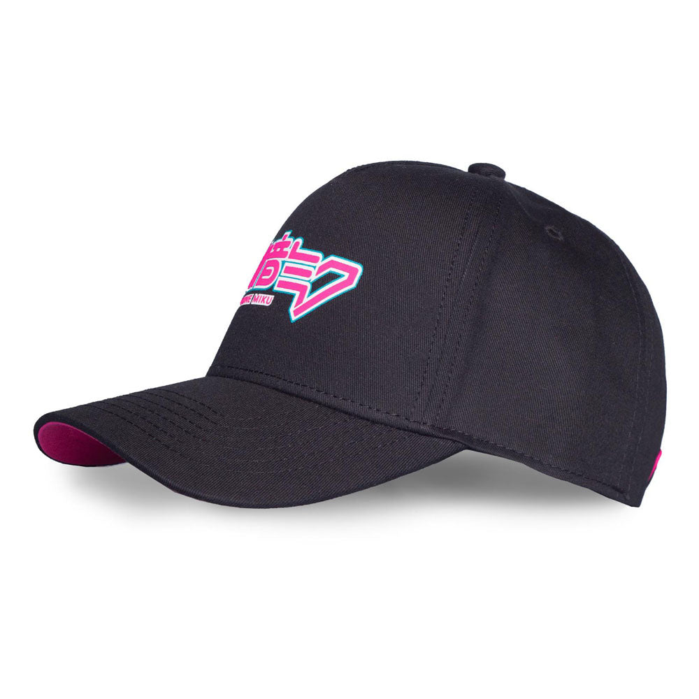 High - Quality Licensed Hatsune Miku Logo Baseball Cap with Curved Bill