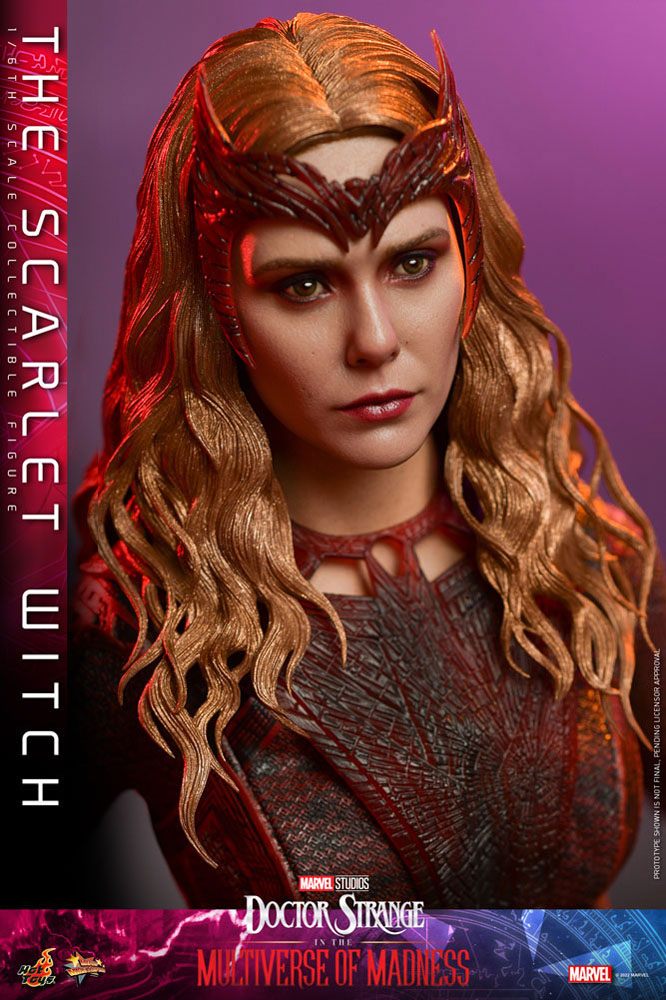 Hot Toys 1:6 Scale Elizabeth Olsen as Scarlet Witch from Doctor Strange in Multiverse of Madness
