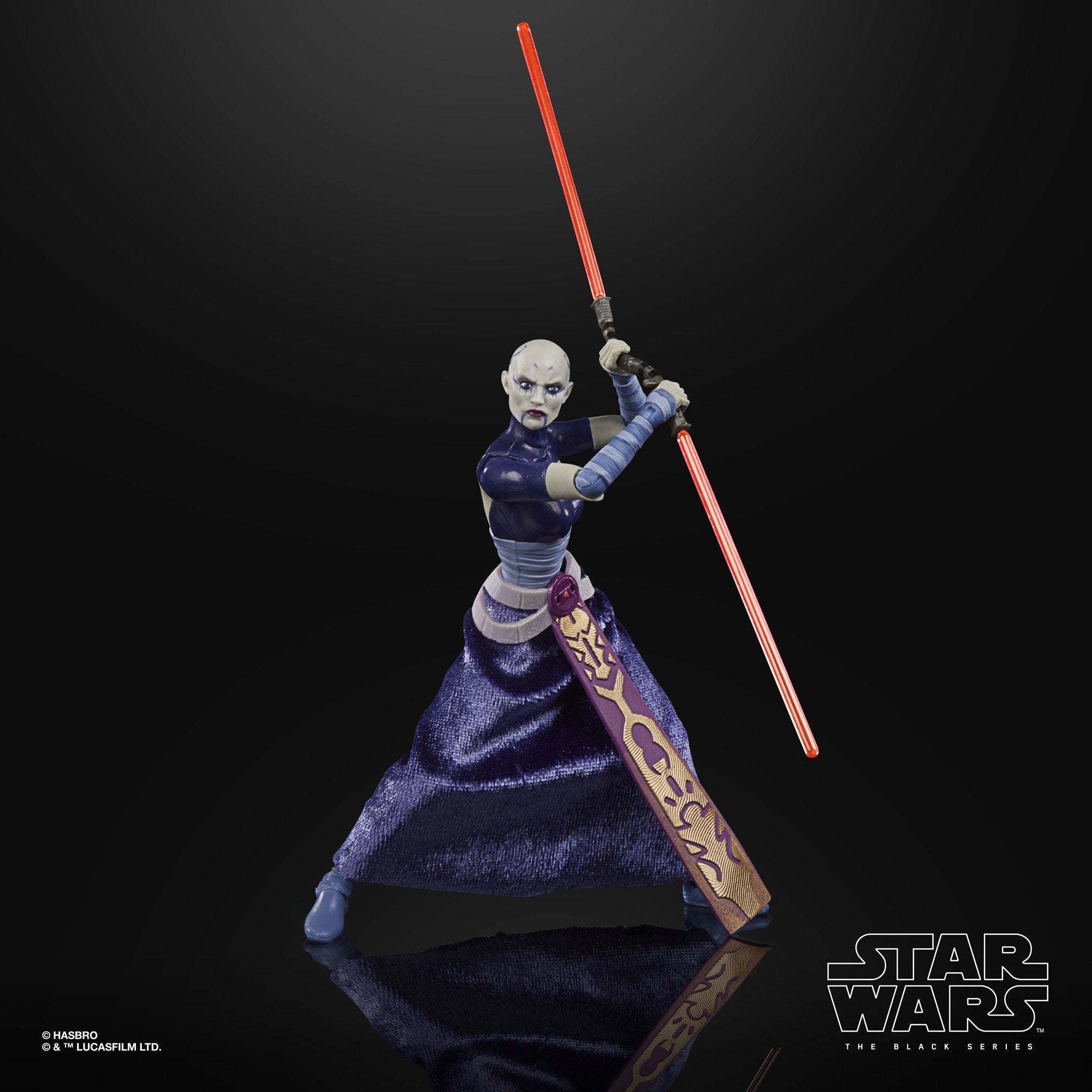 Hasbro's High - Quality Star Wars The Black Series Action Figure of Asajj Ventress, a Dark - Side Assassin