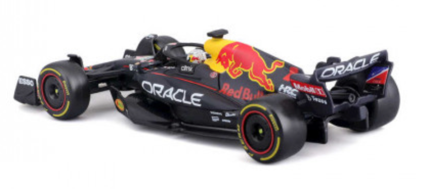 2022 Formula 1 Red Bull Racing RB18 Max Verstappen Official 1:43 Die - cast Model with Helmet