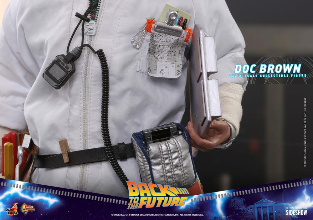 Hot Toys Back to the Future 1/6th Scale Movie Masterpiece Collectible Figure of Doc Brown