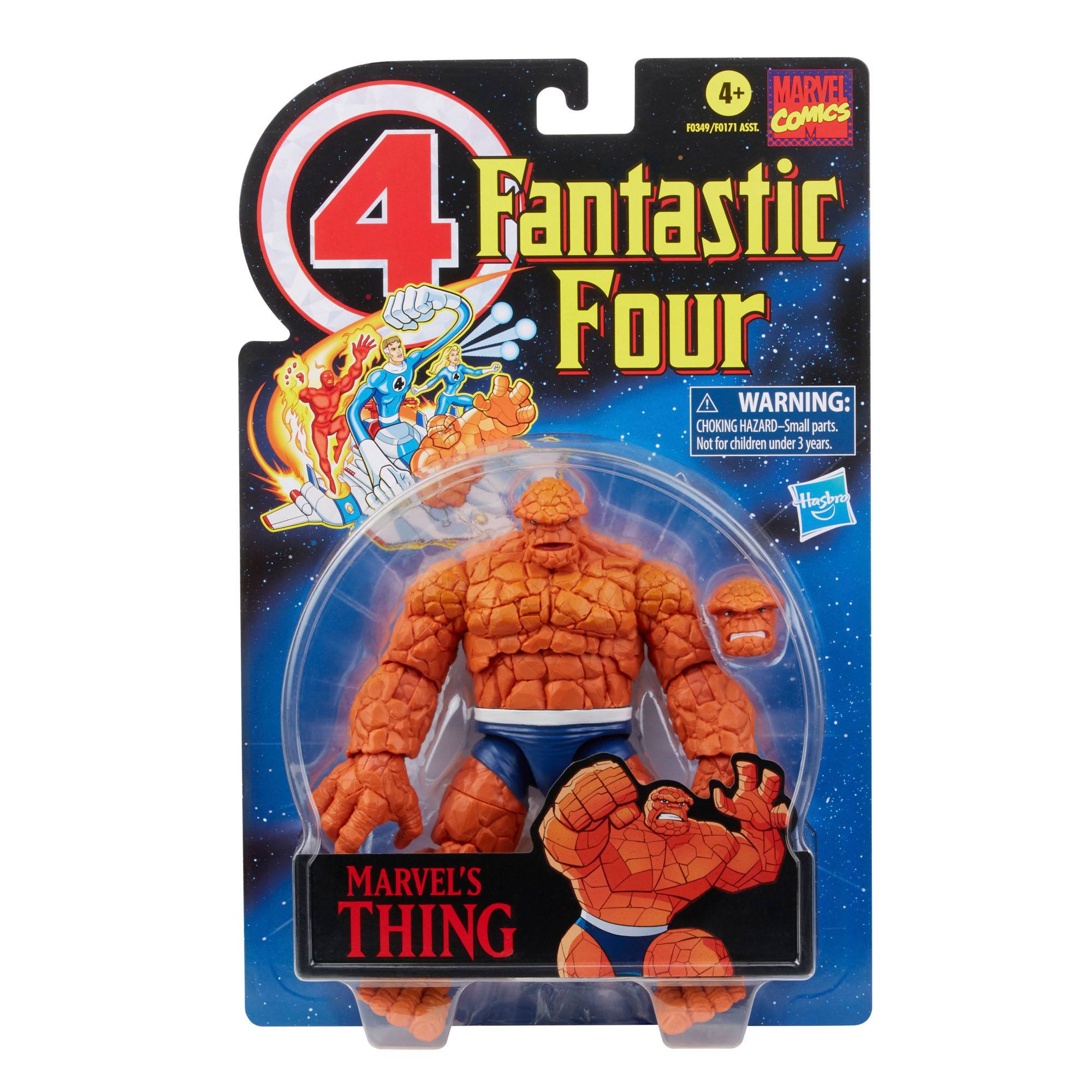 Marvel Legends Retro Style Action Figure Collection - Complete Fantastic Four Bundle with Six Figures