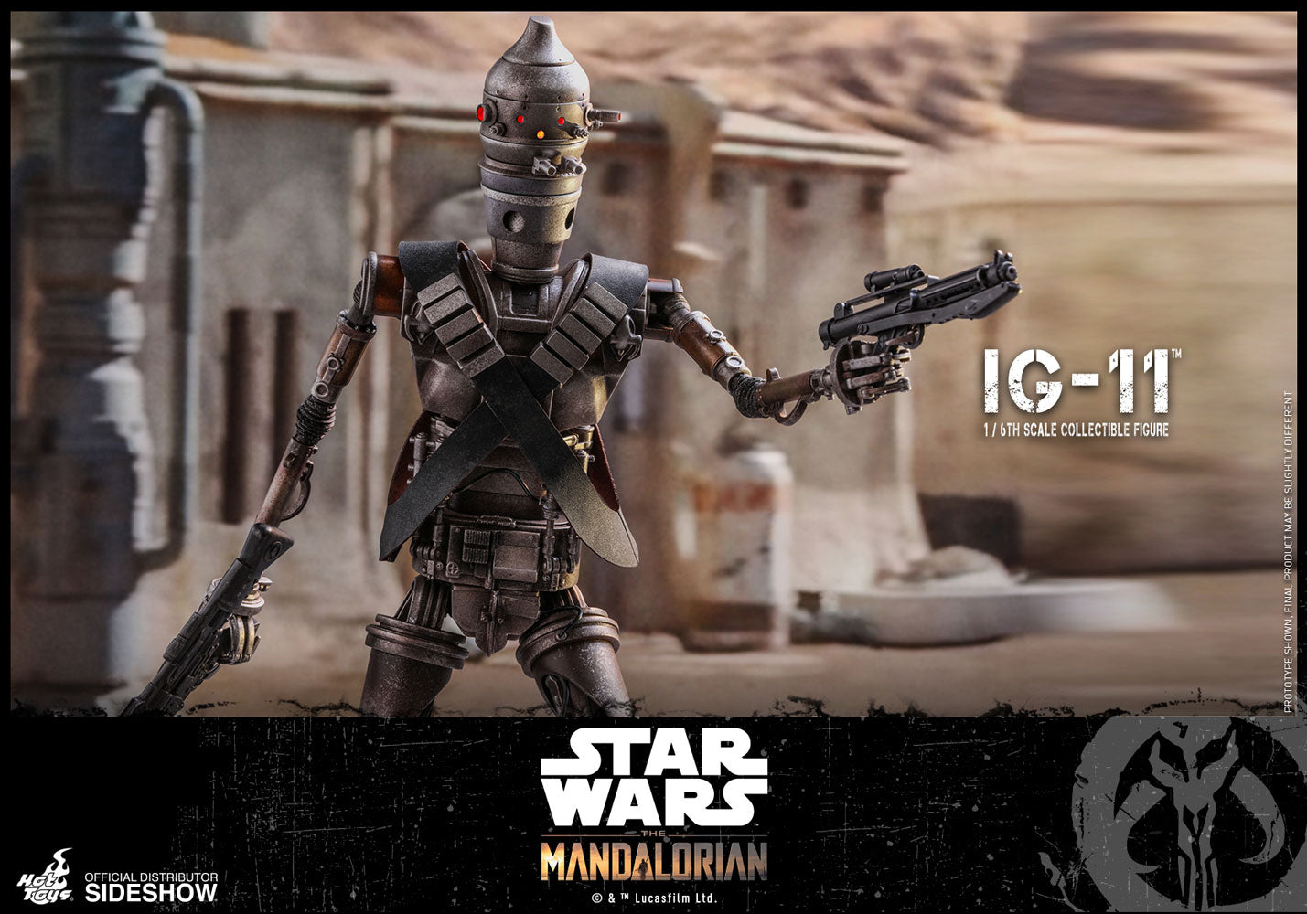 Hot Toys 1:6 Scale Star Wars Mandalorian IG-11 Detailed Collectible Figure