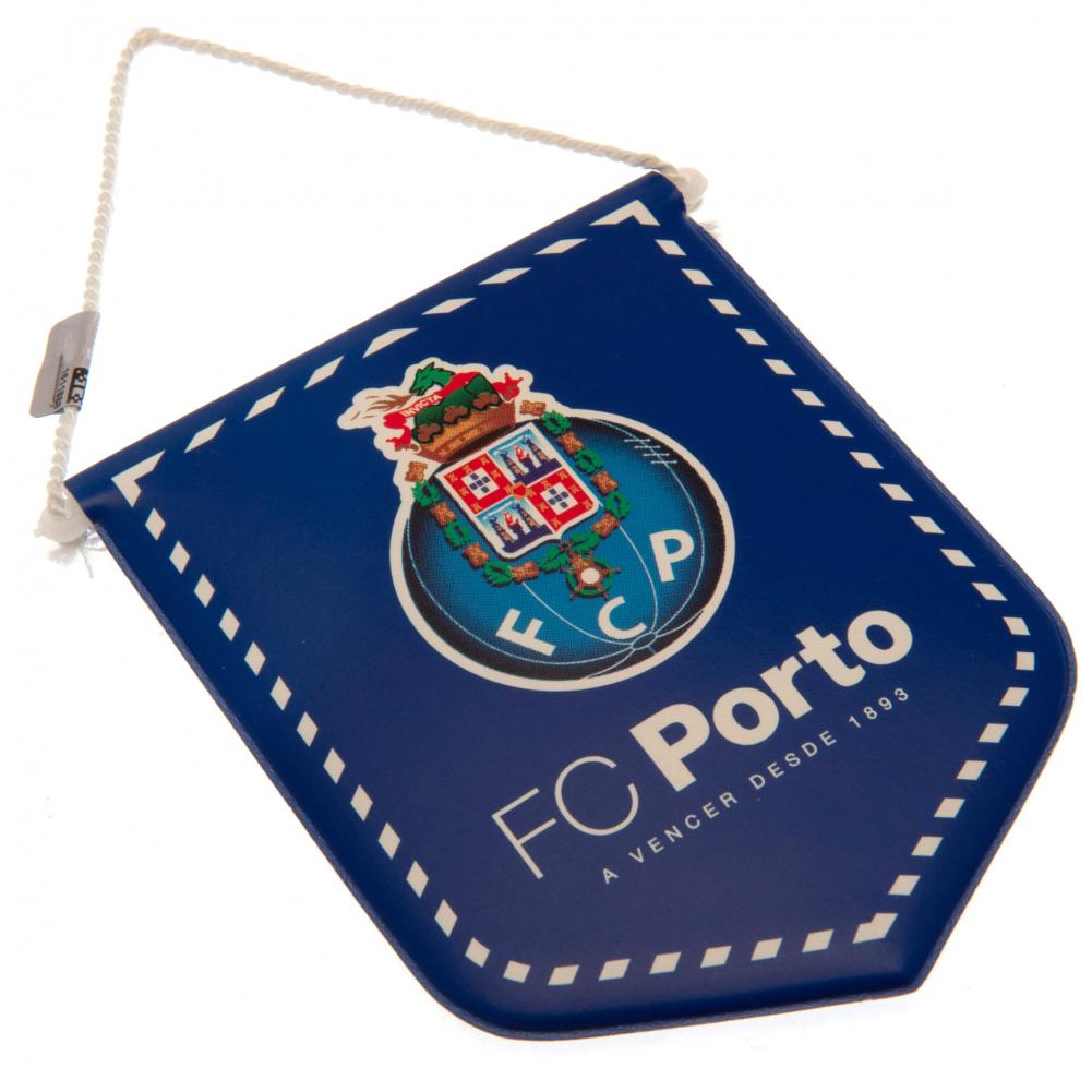 Mini Satin-Look Pennant with Full-Color FC Porto Crest