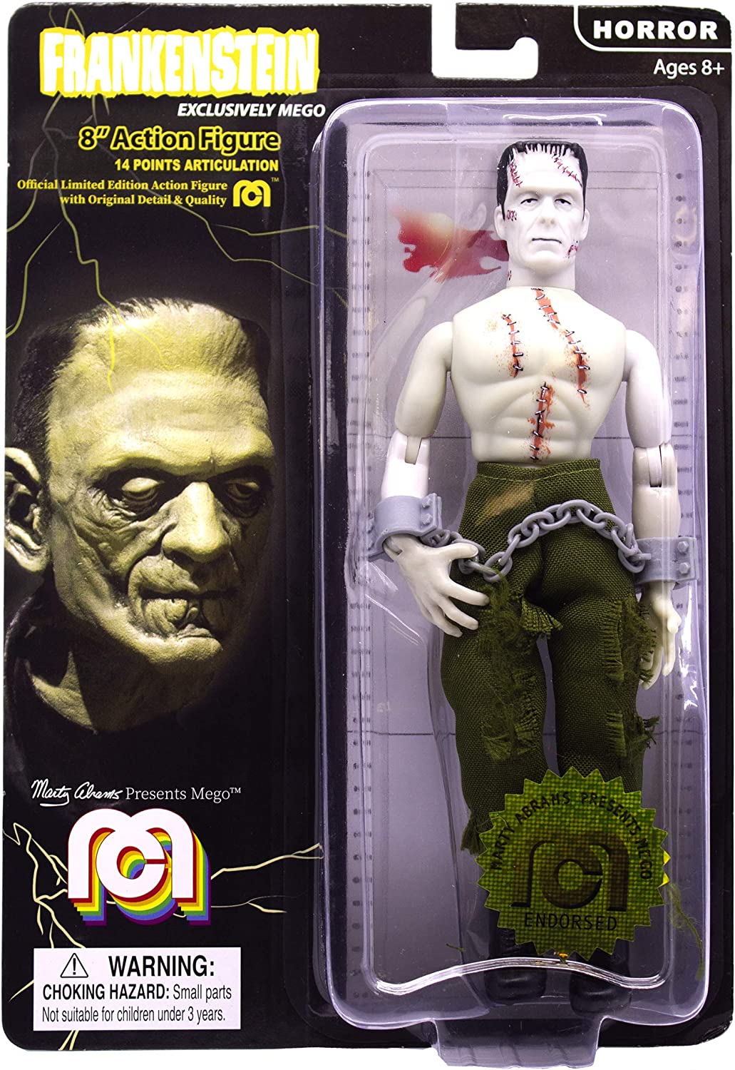 8-Inch Mego Action Figure of Shirtless Frankenstein Monster