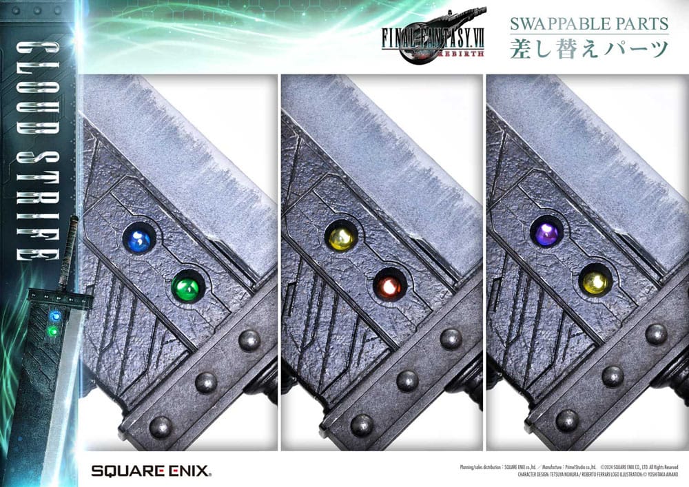 Square Enix Masterline Final Fantasy VII Rebirth Highly Detailed 1/4 Scale Collectible Statue of Cloud Strife