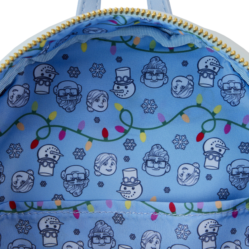 Loungefly Disney-Pixar Up Themed Holiday Illuminated Mini Backpack for Festive Celebrations
