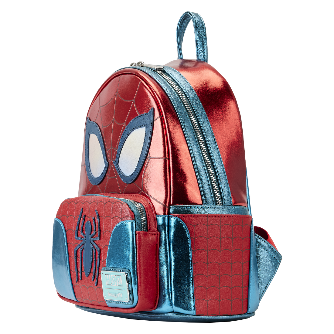 Loungefly Marvel Shining Spider - Man Cosplay Adjustable Mini Backpack