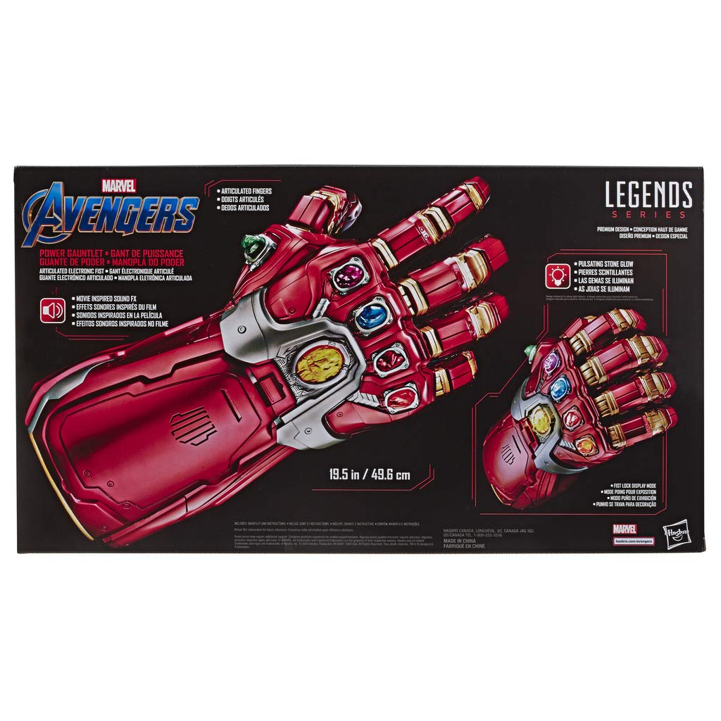 Marvel Legends Series Avengers Endgame Electronic Articulated Power Gauntlet