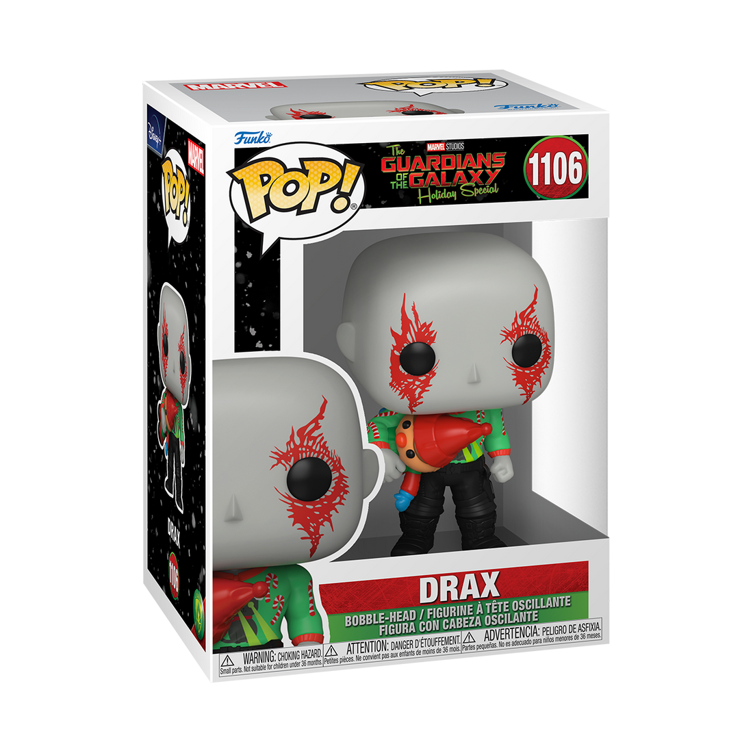Marvel's Guardians of the Galaxy - Drax the Destroyer Holiday Special Collectible Funko Pop! Vinyl Figurine