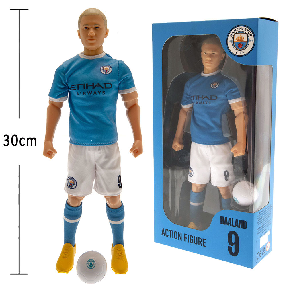 6-Point Articulated 30cm Manchester City FC Erling Haaland Action Figure