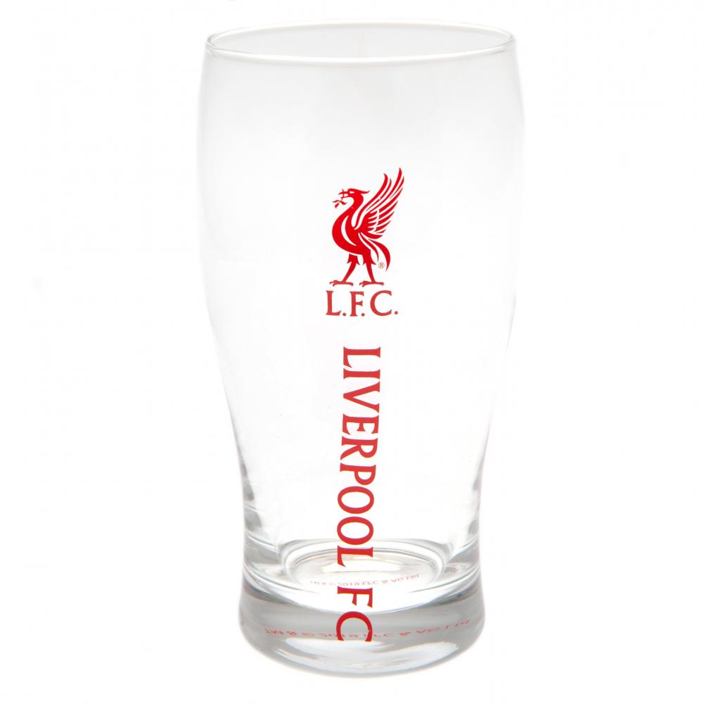 Official Liverpool FC Branded Tulip-Style Pint Drinking Glass