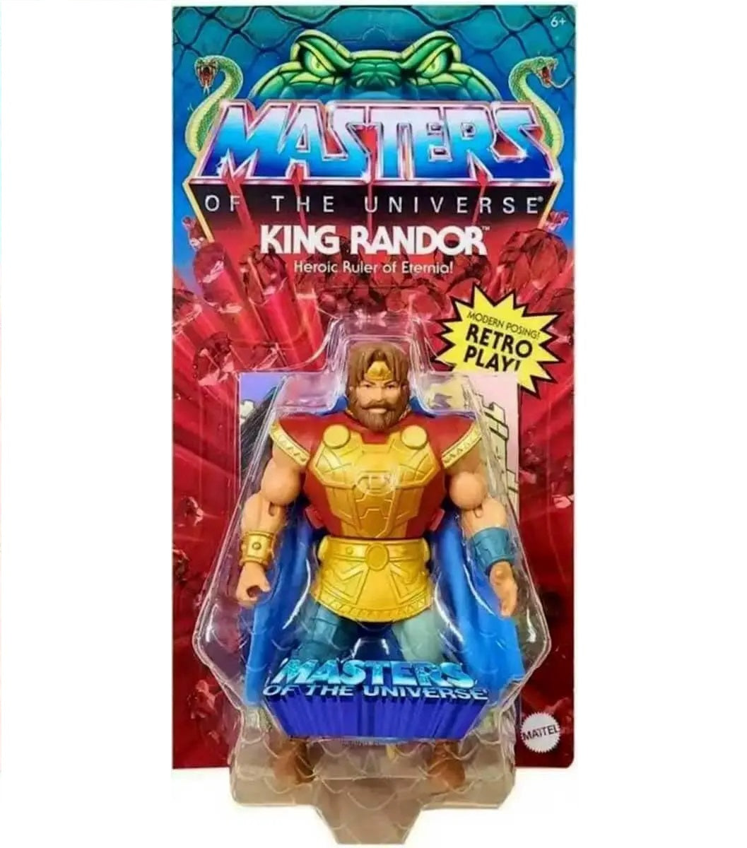 Masters of the Universe Origins Vintage-Style Young Randor Collectible Action Figure