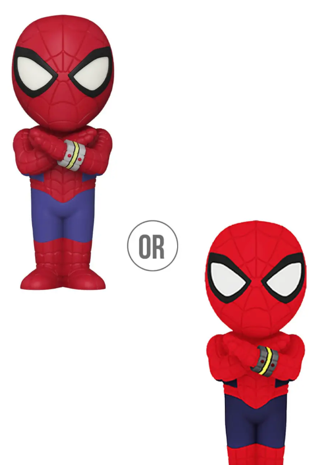 Exclusive Limited Edition Marvel Japanese Spider - Man Vinyl Funko Soda Collectible Figure