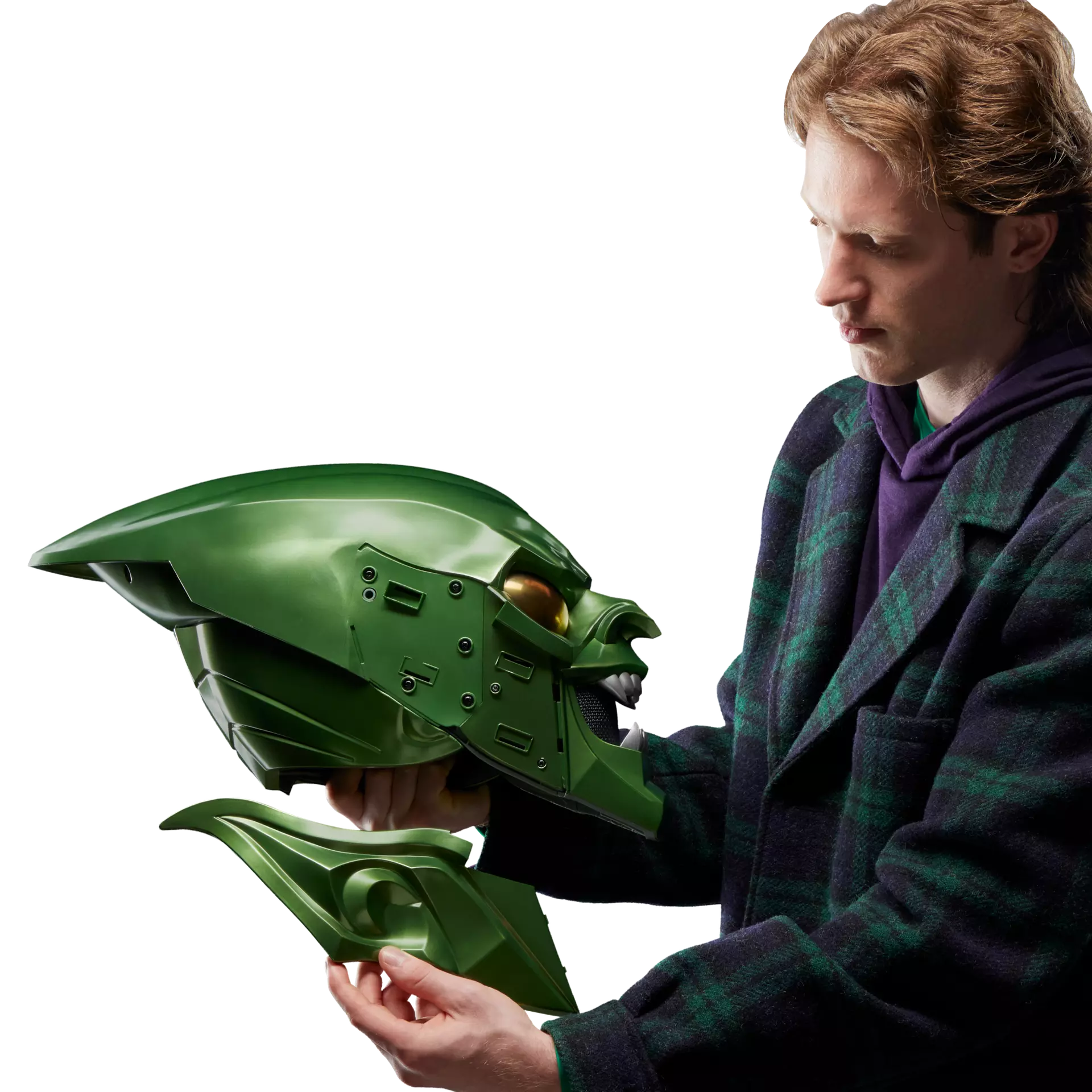 High - Quality Marvel Legends Series Roleplay Green Goblin Helmet