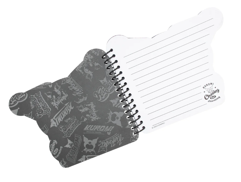Adorable Sanrio Kuromi-Shaped Notebook for Creative Stationery Lovers