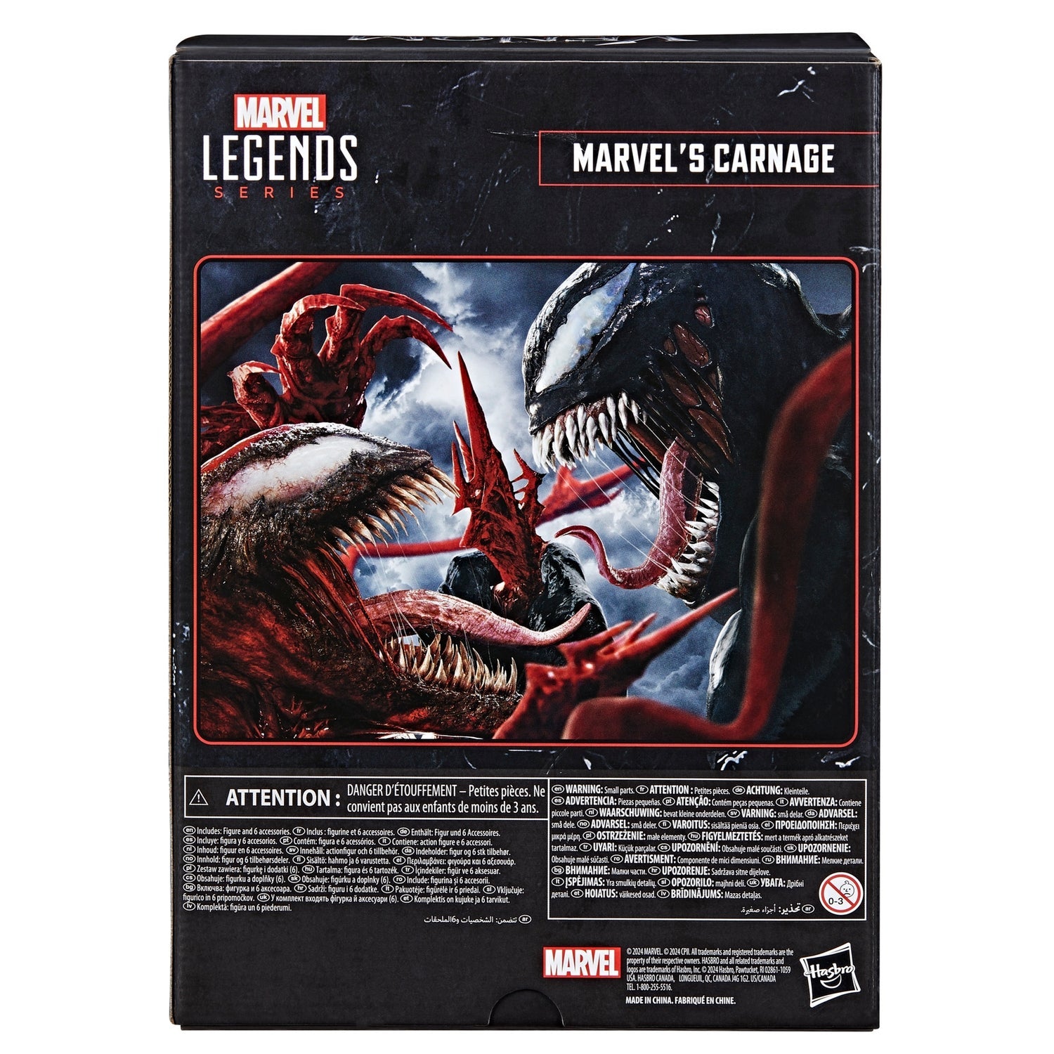 Marvel Legends Series Premium 6-Inch Deluxe Carnage Action Figure for Collectors and Fans