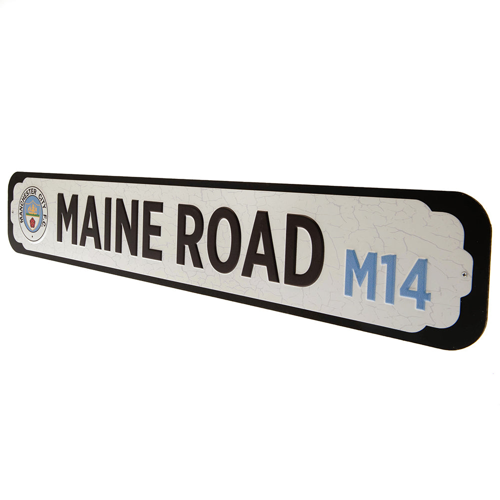 Deluxe Manchester City FC Stadium Sign with Embossed Logo