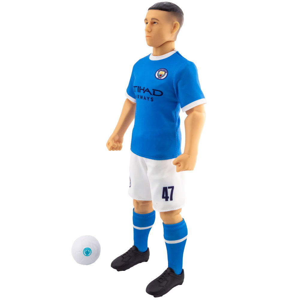 High - Quality Manchester City FC Phil Foden Collectible Action Figure for Football Fans