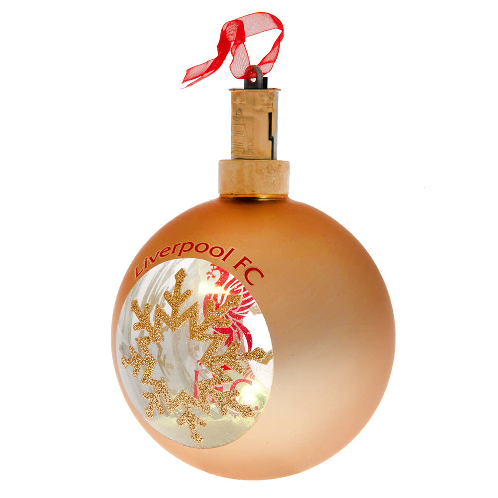 Premium Liverpool FC Christmas LED Bauble for Festive Decoration