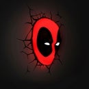 Marvel-themed 3D LED Wall Light Featuring Deadpool, the Merc with a Mouth