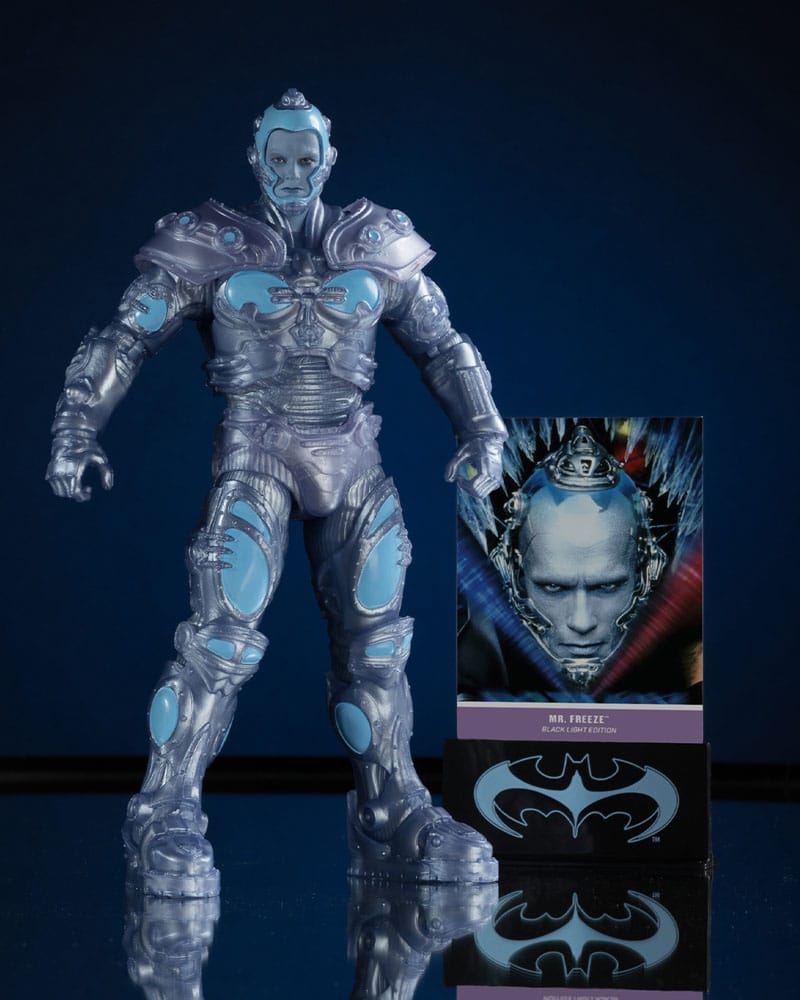McFarlane 7-Inch DC Multiverse Black Light Edition Gold Label Mr. Freeze Action Figure
