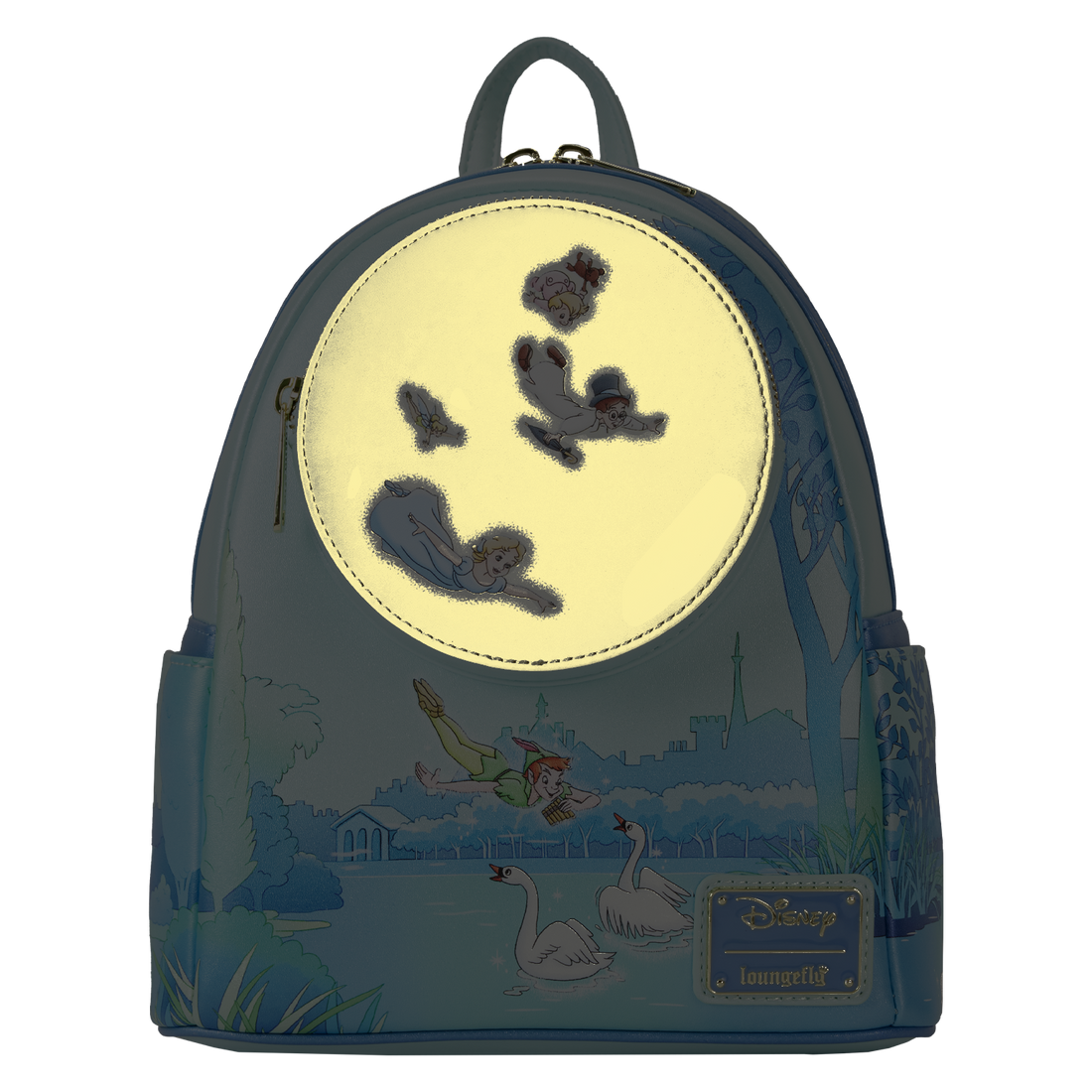 Loungefly Disney Peter Pan 'You Can Fly' Glowing Mini Backpack for Magical Adventures