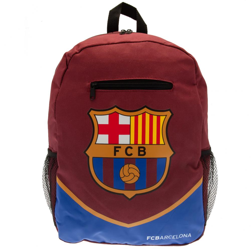 Comfortable FC Barcelona Swoop Design Backpack with Adjustable Straps